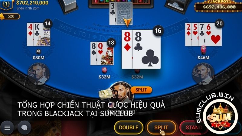 Tổng hợp chiến thuật cược hiệu quả trong Blackjack tại SUMCLUB